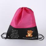 Eco-friendly string grocery Sports non woven Drawstring Bag Organic Grocery