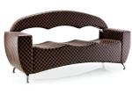 Professional Custom Public Salon Waiting Room Bench PU Leather With High