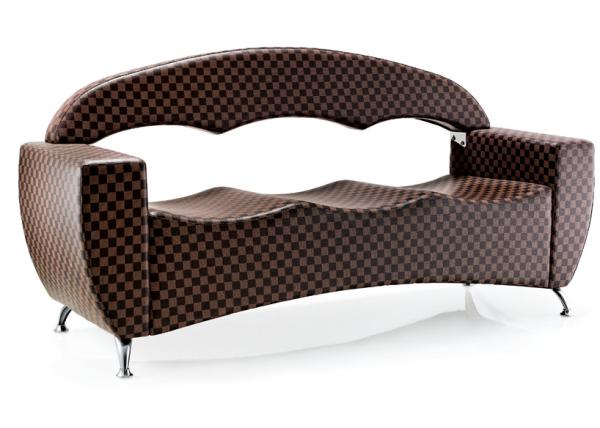 Professional Custom Public Salon Waiting Room Bench PU Leather With High