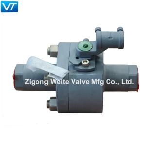 China 300lb Full Bore And Reduced Bore Ball Valve 1x3/4 Inch ASTM A105N factory
