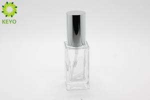 China Square Clear Glass Foundation Bottle 30 Ml factory