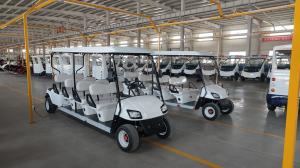 China 8 Seater Golf Hunting Cart 30 KM/H Battery Operated Electric Golf Buggy Logo Printing Customized factory