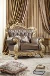 French style Luxury design of Living room Sofa sets 1+2+3 used Beech wood