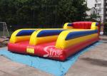 10m Long Double Lane Kids N Adults Inflatable Bungee Run For Interactive