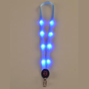 China LED Lanyards business promotion trade show &amp; events use lanyards promotional multi color badge holder logo imprint factory