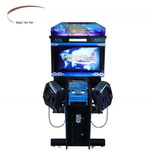 China 42'' LCD Display Gun Shooting Game Machine With 3D Stereo Sound factory