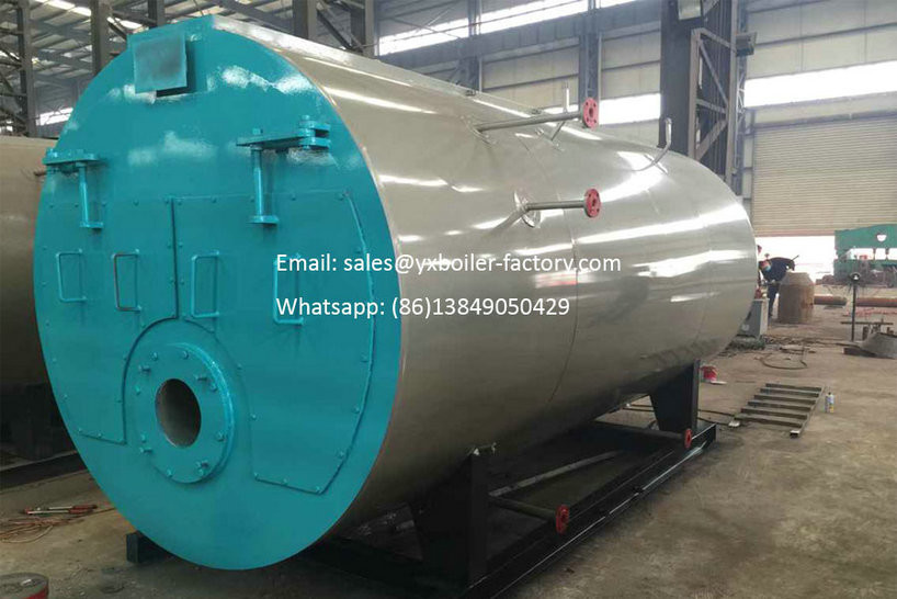 3 Pass Fire Tube Boiler Gas Fired Water Steam Boiler For Office Building