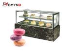 Japaese Style Right Angle Two Layers Cake Display for bakery shop