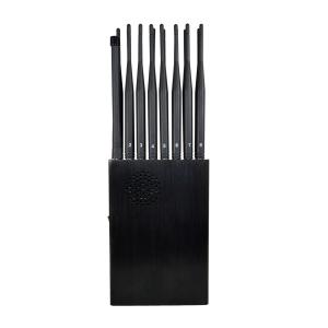China 12000mAh 2.5dBi Cell Phone Signal Jammer AC110V With Nylon Cover factory