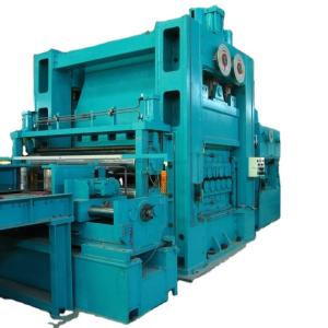 China Metal Coil Uncoiling Leveling Mobile Shear Production Line with High Productivity factory