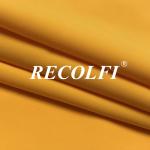 Eco Friendly Yoga Print Fabric , Recycled Polyester Fabric Hyosung Spandex Power