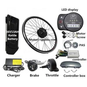 China 36V 13AH Lithium Battery Electric Bicycle Parts With LED / LCD Display Brushless Motor factory