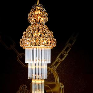 China Apartments Villas E14 Led Crystal Pendant Light D450mm factory