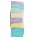 Disposable multi-colored dental paper laminated with film bib for medlical