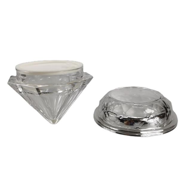 30g Luxury Acrylic Transparent Cream Jar for Face or Eye Cream Cap Material