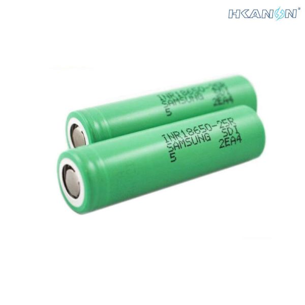 KC 3.7V NCM Lithium Ion Battery Replacement Cells INR18650-25R5 High Discharge Rate