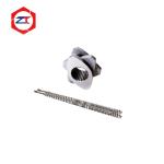 PE PVC PP Bimetallic Twin Plastic Extruder Screw Elements Wr30 Material Food