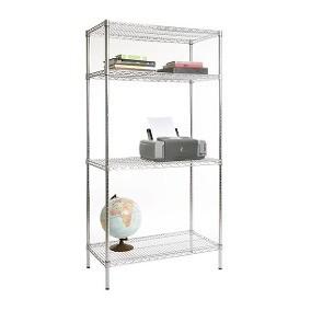 China Hardware Chrome Wire Storage Racks Office Supplies Placed 14&quot; X 36&quot; X 48&quot; factory