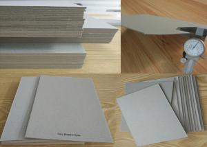 China Material Mixed Paper Pulp Book Binding Board , Uncoated Grey Board Sheets factory