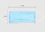 Disposable Non Woven Surgical Mask Prevent Coronavirus Covid 19 3 ply