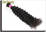 Unprocessed Brazilian Remy Human Hair Extensions , Virgin Deep Wave Hair