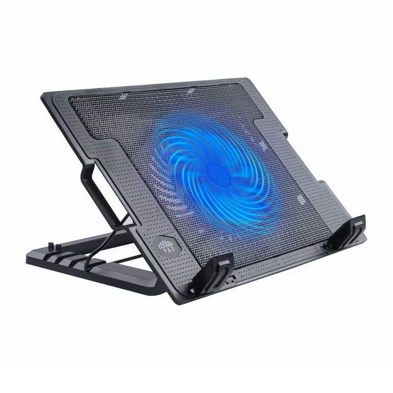 ETEK- ODM Silent Quantum Laptop Cooling Tray With 1 Fan Silent Notebook Cooler 14cm Big Fan