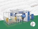 Automatic Stop Shuttleless Industrial Quilting Machine High Speed 1200rpm