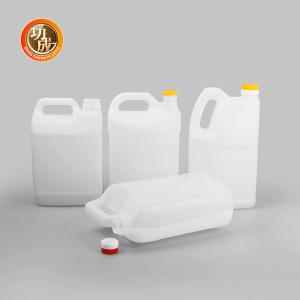 China Rectangle Hdpe Plastic Cooking Oil Bottle Food Grade peanut oil bottle factory