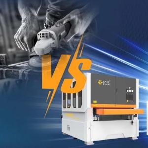 China YZ1300SS Double Belt 6 Rollers Copper PLC Oxide Skin Flat Surface Polishing Machine factory