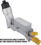 68105583AF Aluminum Engine Oil Cooler Oil Filter Housing Kit With Gaskets 2011