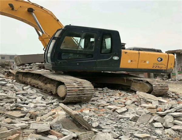 used hyundai excavator 225-7/220-5 korea hyundai crawler excavator with good