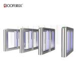 Speed Gate SUS304 Full Height Flap Turnstile 550mm Channel