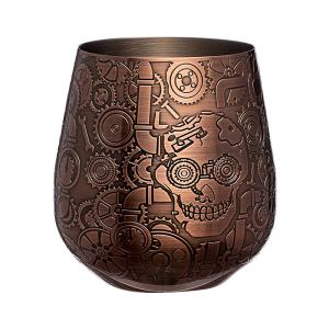 China Stainless Steel Unbreakable Wine Glasses Premium 18/8 Stainless Steel Stemless Portable Wine Tumbler factory