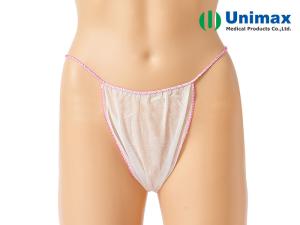 China Womens L XL 2XL 3XL Non Woven G Strings 30gsm Disposable factory