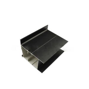 Curtain Wall Anodized Aluminium Frame , Rectangle Aluminium Edge Trim Profiles