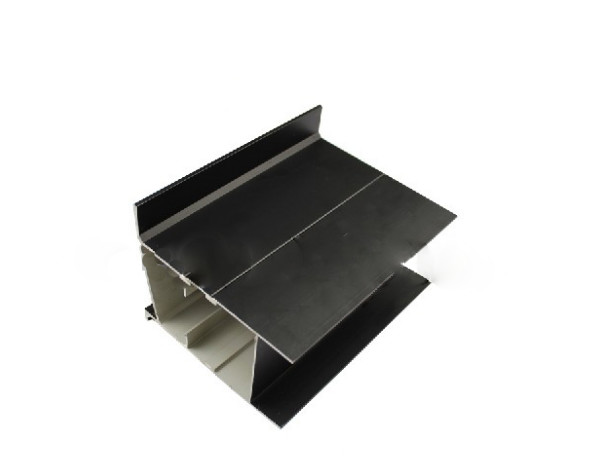 China Curtain Wall Anodized Aluminium Frame , Rectangle Aluminium Edge Trim Profiles factory