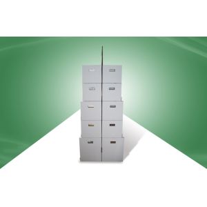 Five Shelf Double - face - show Cardboard display racks for Home Products