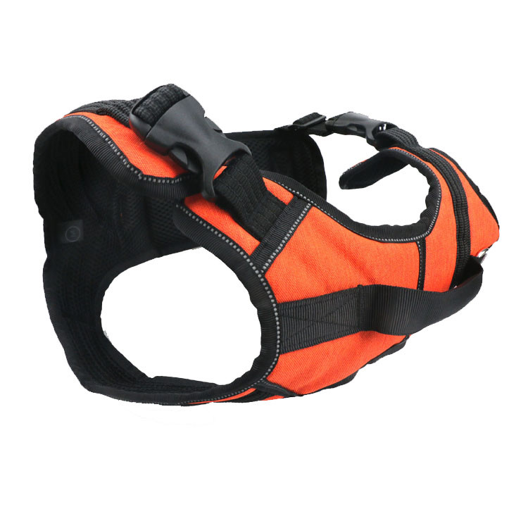 Washable Training Pet Harness Adjustable Neck Ventilated Reflective For Dogs