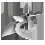 4 Balde CNC Processing Yamaha 90 Hp Propeller Outboard Engine