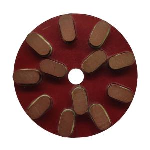 China OBM Support 8&quot; 10&quot; Diamond Grinding Plate for Granite Grit 500 800 1000 1500 3000 factory
