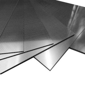 China High Strength Carbon Fiber Sheet Plain Weave 1/8″ Thick – 6″ X 6″ factory