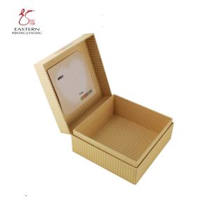 Cartoon Pattern Recycled Cardboard Gift Boxes With Envelope Insert