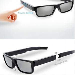 China G2-64G Hidden Sunglcasses With 80° Angle Recording Wearable Body Video Camera factory