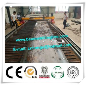 Precision Table Type Portable CNC Plasma Cutting Machine For Plate , Low Noise