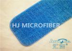 Blue 80% Polyester Commercial Microfiber Floor Mop Pads With