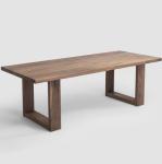 Japanese Luxury Seat Dining Room Furniture Table Rectangular Solid Wood Dining