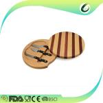 Eco Friendly Bamboo Cheese Board And Knife Set Antimicrobial Non - Flammable