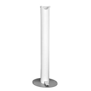 China Custom Logo Foot Pedal Activated Sanitiser Dispenser Stand Free Standing Foot Pump Sanitiser Stands factory