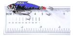 4 Colors 5CM/8g 8# Feather Hook full Swimming Layer Hard Bait VIB Fishing Lure