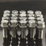 Black GR5 Titanium Wheel Bolts Grade 10.9 For BMW E Chassis